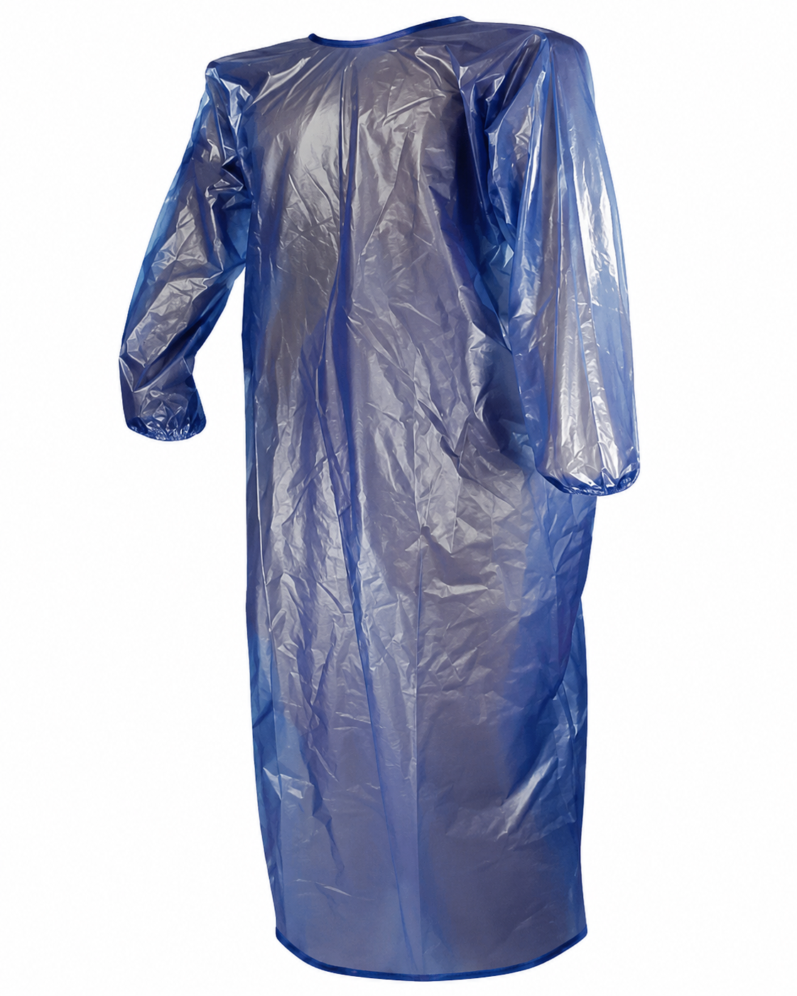 Blue Vinyl Coat Apron Case