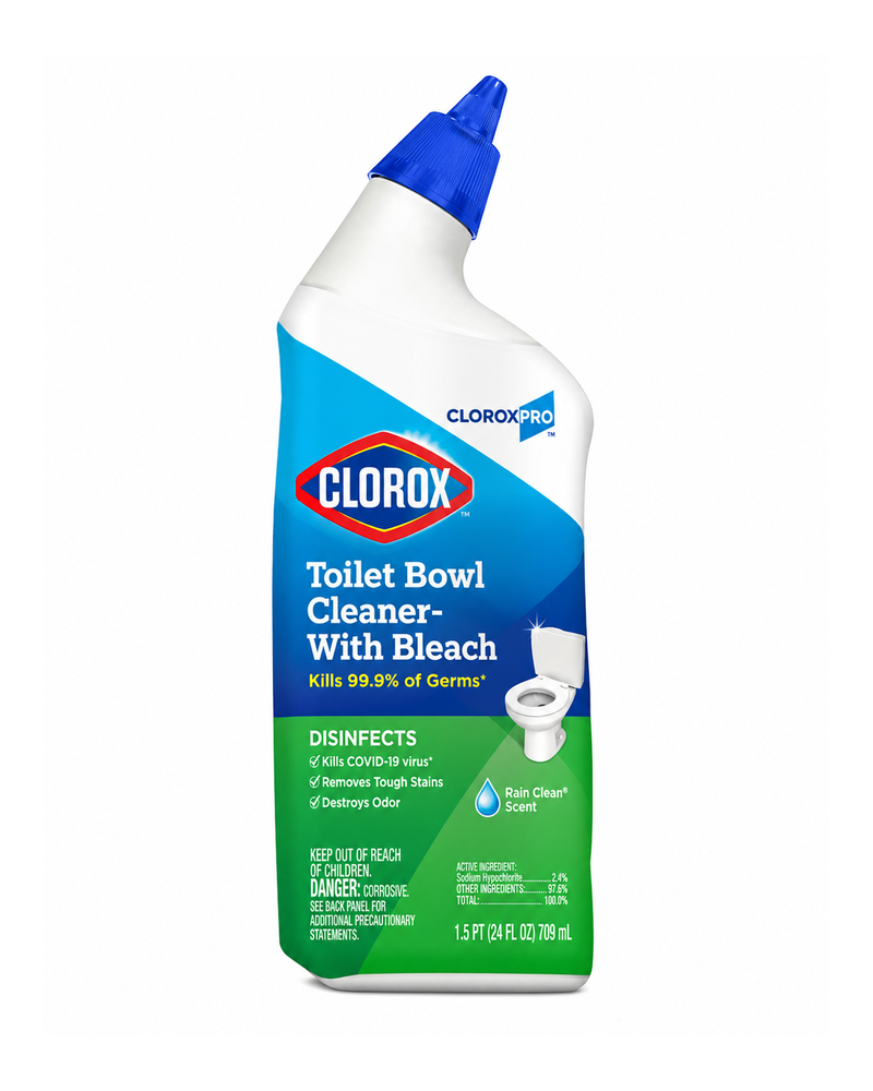 CLOROX DISINFECTANT BOWL CLEANER W/BLEACH 12