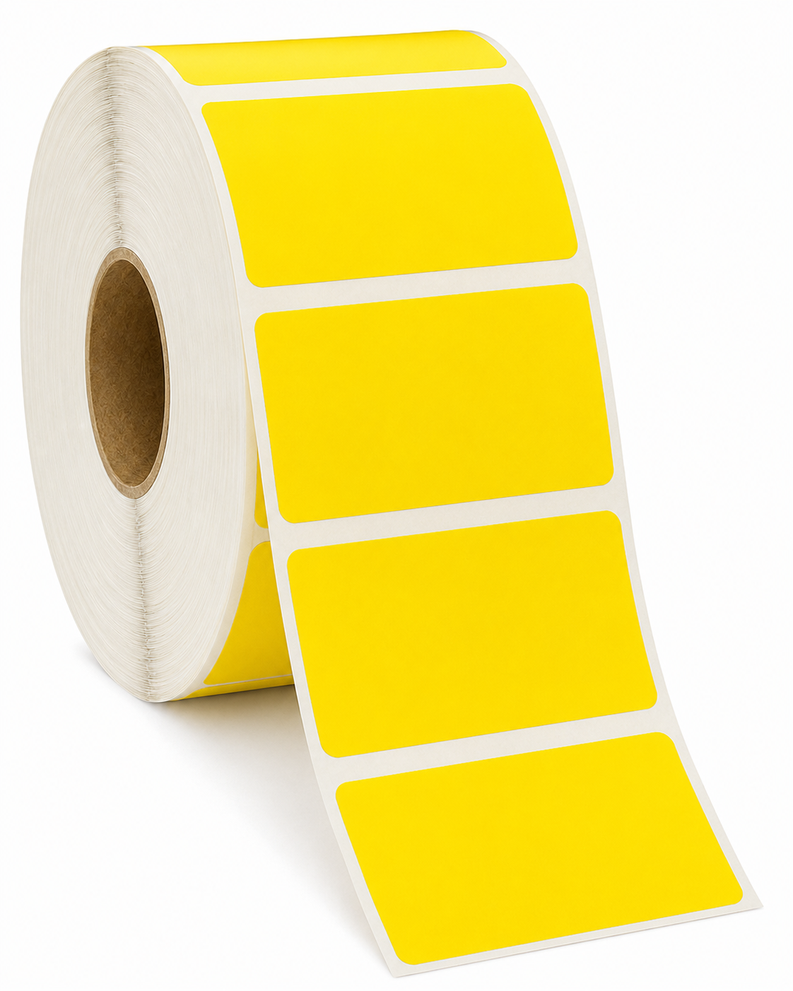 YELLOW LABEL 2X3-3 CORE 3000 LABELS PER ROLL-8 RLS PER CS