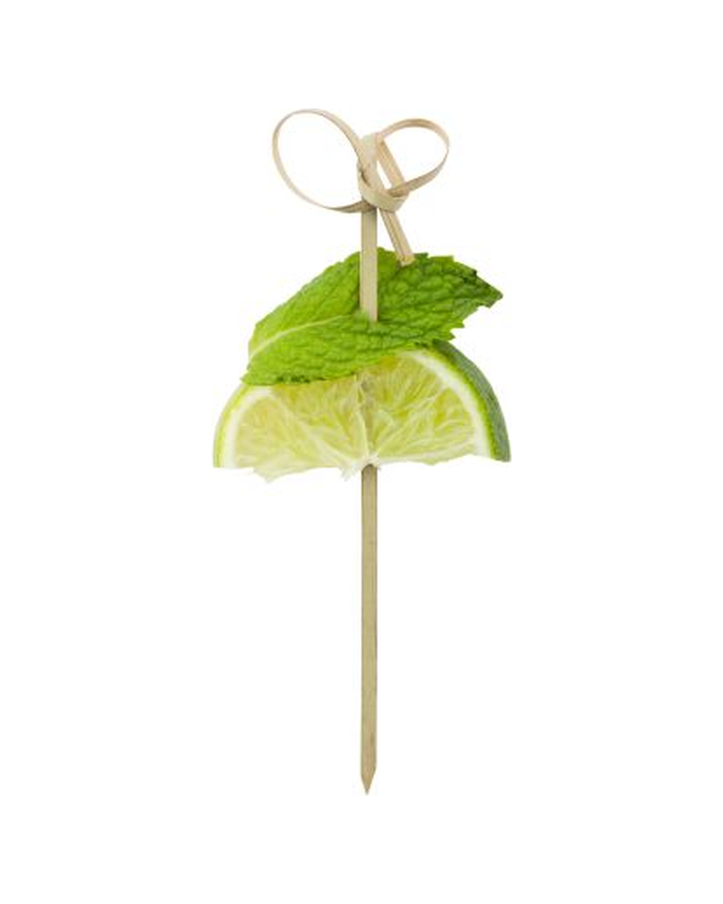 PRE SKEWER BAMBOO 4IN BOW TIE 10X100 CT RW
