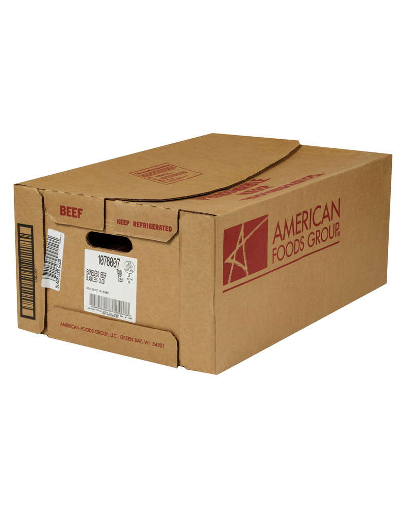 CARDBOARD MEAT LOGO BOX(20 lb)18 x 11 x 6(450 per pallet)