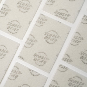 Scotch-Brite #98 Lite Duty Cleansing Scour Pad (6"X9" White)  20/pk, 60cs