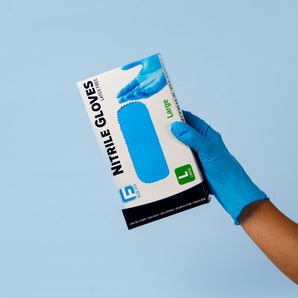 Powder Free Nitrile 4 Mil (Blue) 100/pk, 10 pk/cs