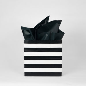 Satinwrap 10lbs Tissue Paper Sheets Flat Pack (20"x30" Black) 480/pk, 5 pk/cs