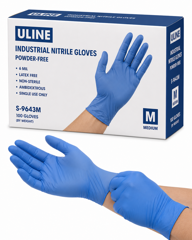 CA-MNPF MED BLUE PF NITRILE GLOVE 1000 N4000M / GNPR (10/100)