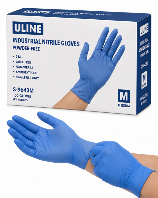 CA-MNPF MED BLUE PF NITRILE GLOVE 1000 N4000M / GNPR (10/100)