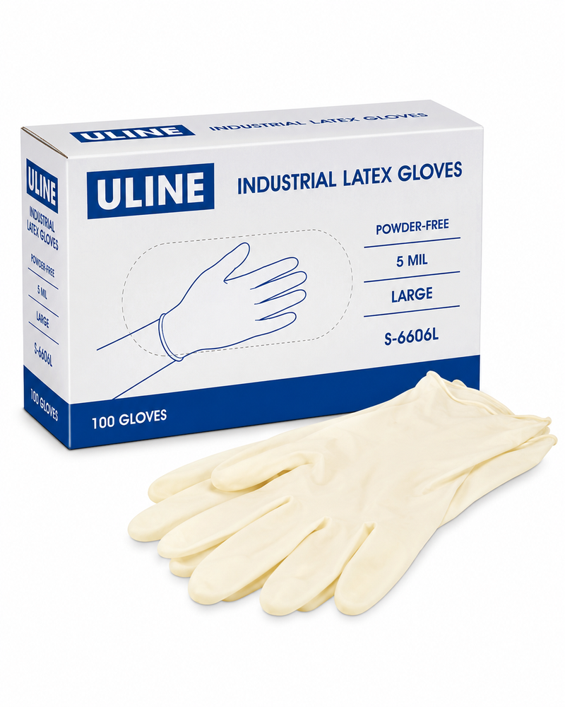 LATEX GLOVES LARGE