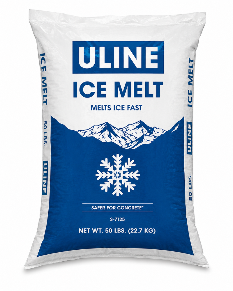 ICE MELT SALT - 50 lb bag
