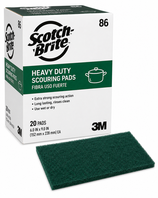 SCOURING PAD 6X9 GREEN #86