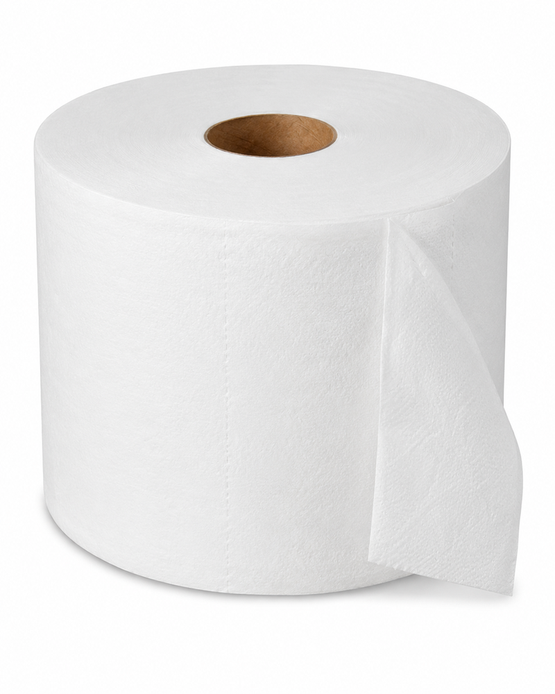 TOILET PAPER JUMBO ROLLS 1000ft 2 PLY (12 PER CASE)