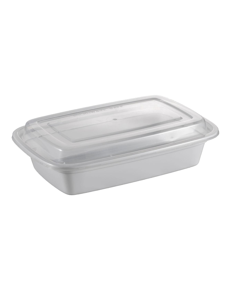 TO GO CONTAINER W/LID RECTANGLE 150X24 OZ