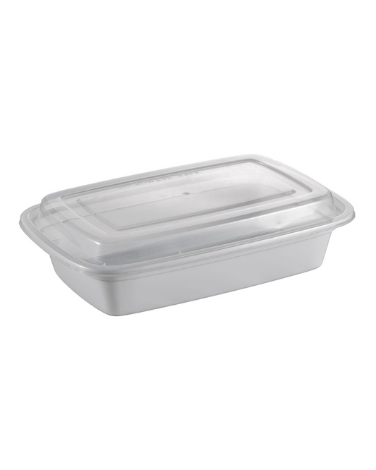 TO GO CONTAINER W/LID RECTANGLE 150X24 OZ