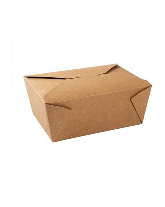 CONTAINER TO GO KRAFT PAPER  7.75X5.5X3.5 4X40 CT