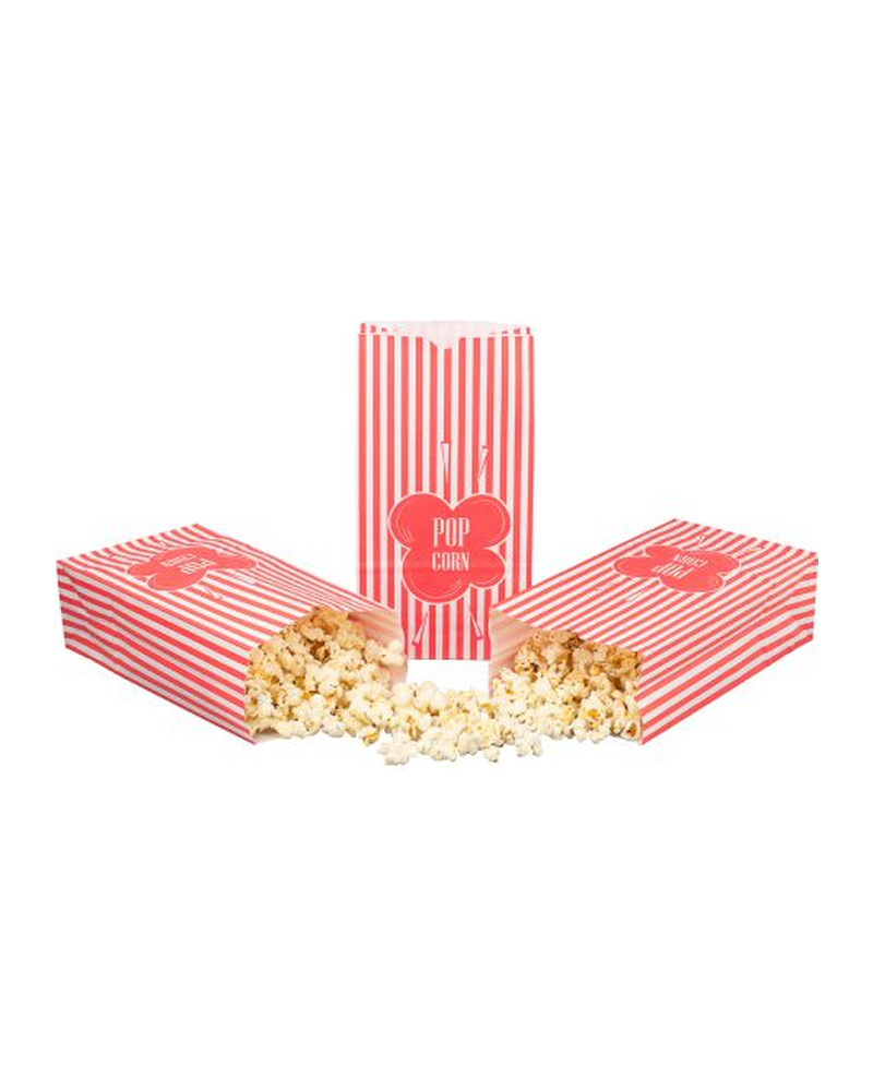 PRE BAG POPCORN 2 OZ RED 100 CT RW