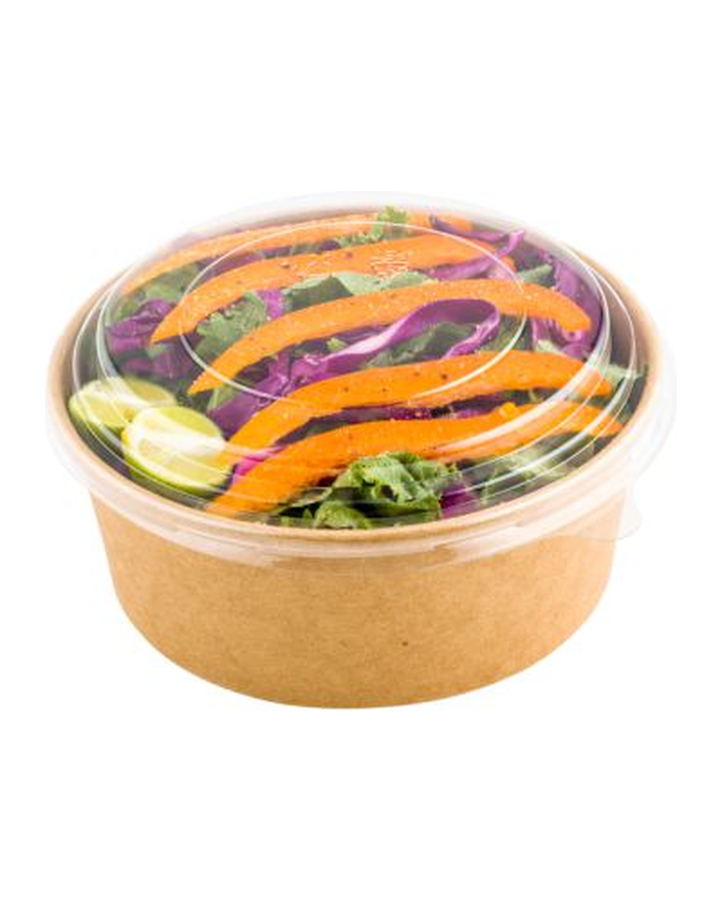 PRE LID CONT 25 OZ FLAT PLSTC CLR 4X50 CT RW