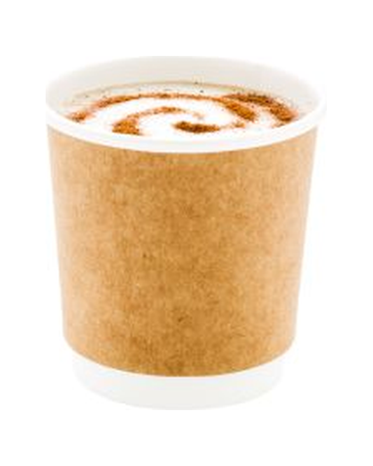 PRE CUP PAPER 4 OZ HOT BRN DBL WALL 20X25 CT RW