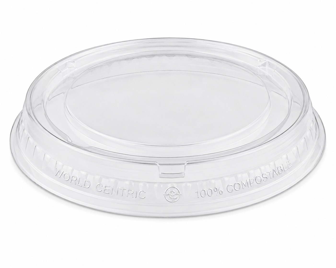 LID PLASTIC CLEAR COLD CUP 9 OZ 40X50 CT WORLD CENTRIC